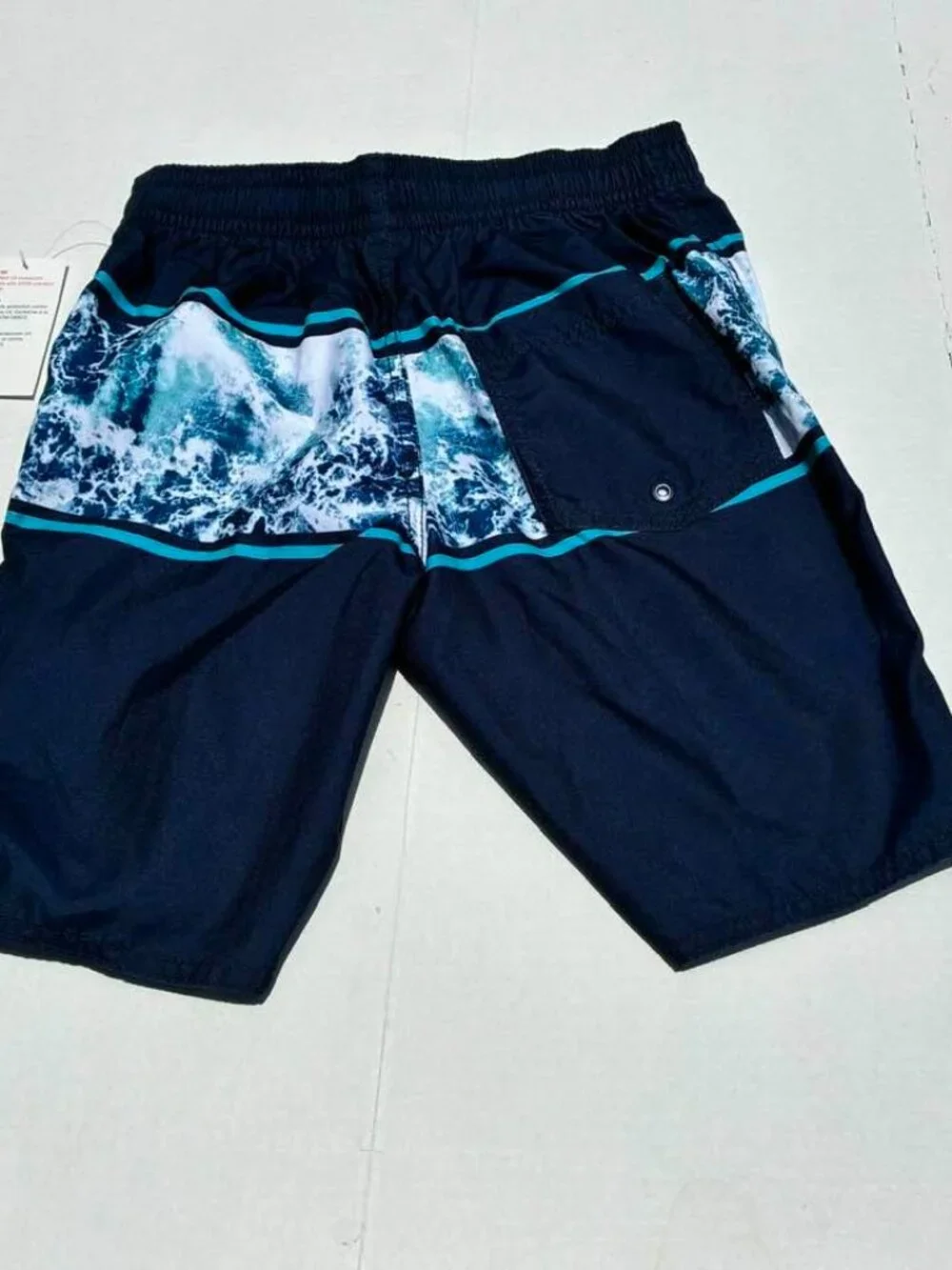 Old Navy Boys 10-12 Ocean Wave Swim Trunks NWT‎